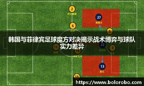 韩国与菲律宾足球魔方对决揭示战术博弈与球队实力差异